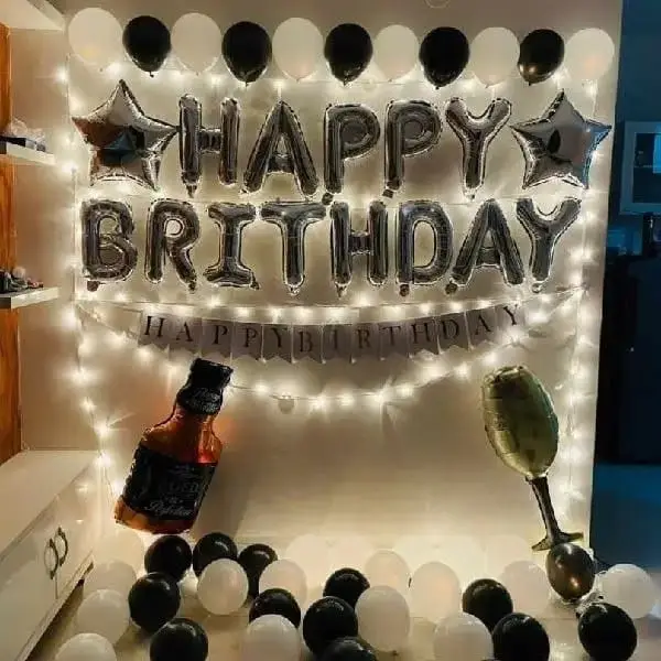 Midnight Cheers Birthday Decor